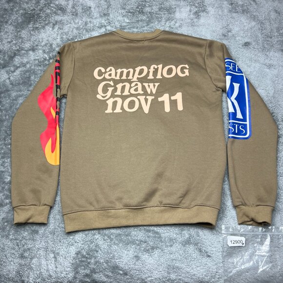Lucky Me I Fee Ghosts Camp Flog Gnaw Nov 11 Kid Cudi Sweater Crewneck Medium - Picture 2 of 11